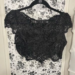 Never Worn Laced crop top